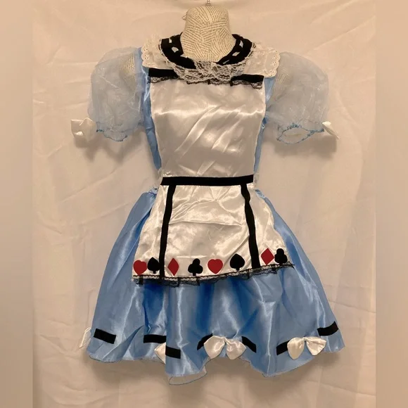 Alice in Wonderland Juniors costume dress - Picture 1 of 12